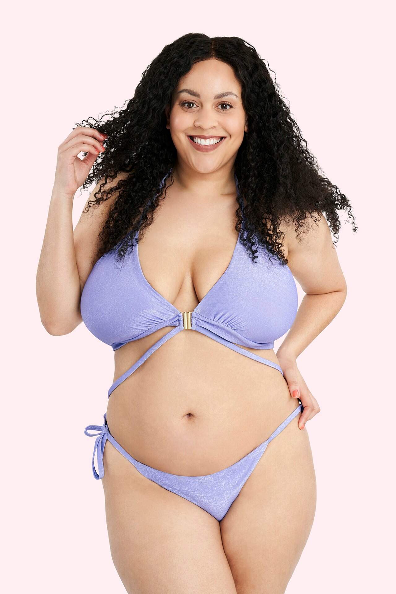 Daisy Waist String Bikini Top 7