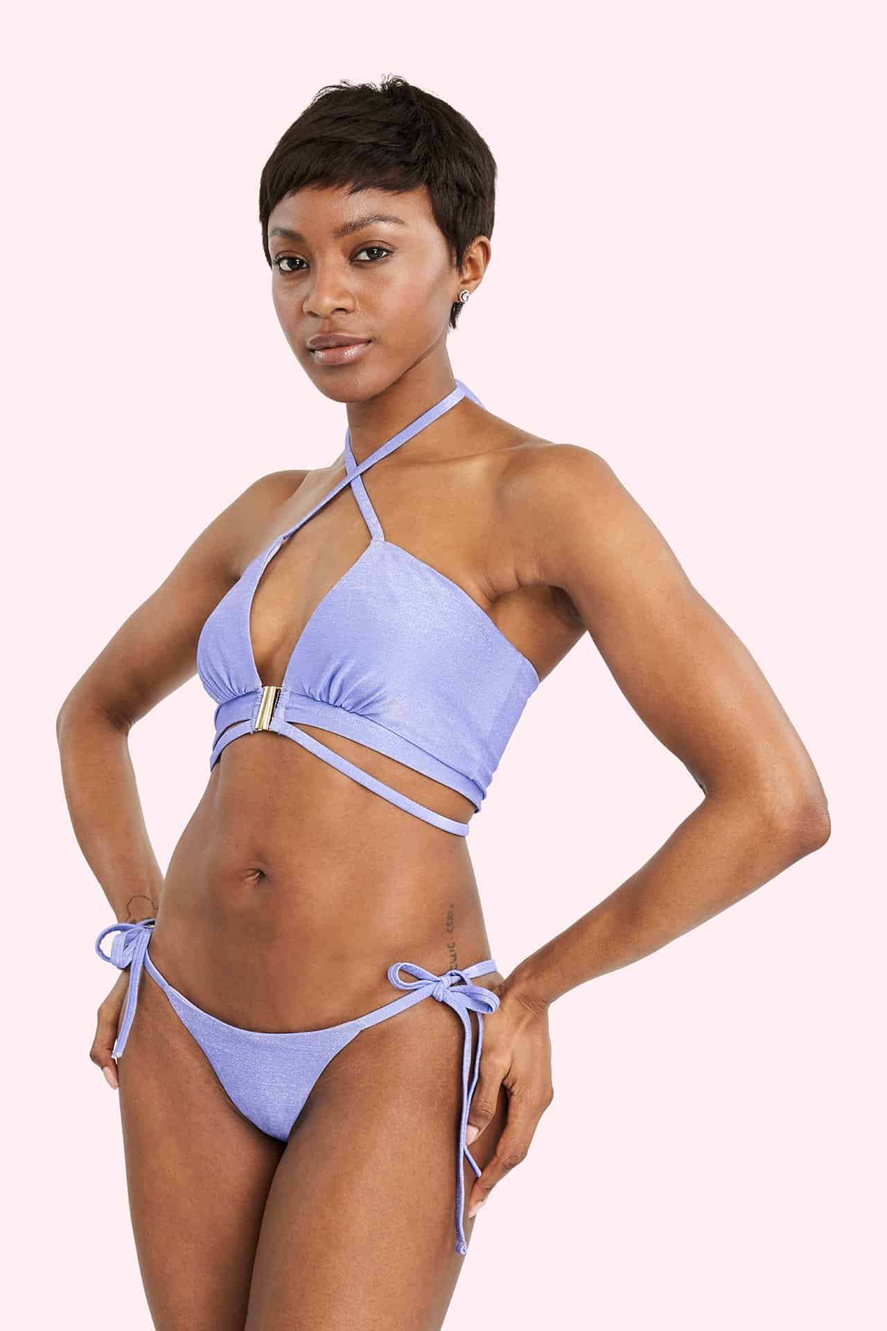 Daisy Waist String Bikini Top 3